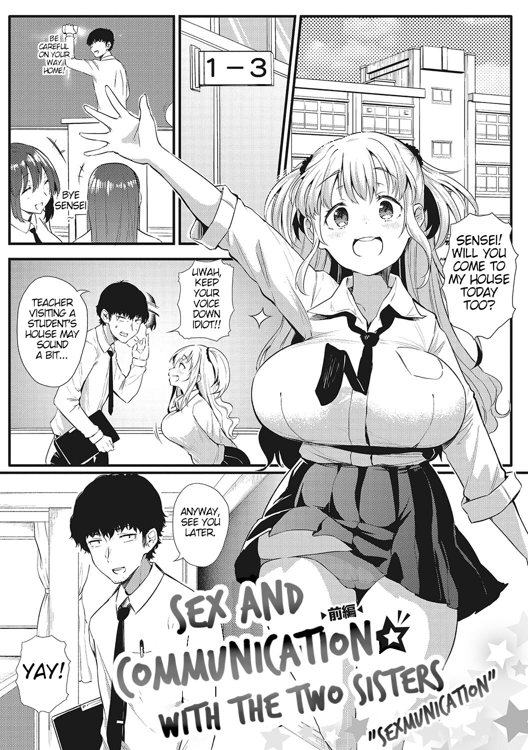 Hentai Manga Comic-Sex And Communication With The Two Sisters -Read-1